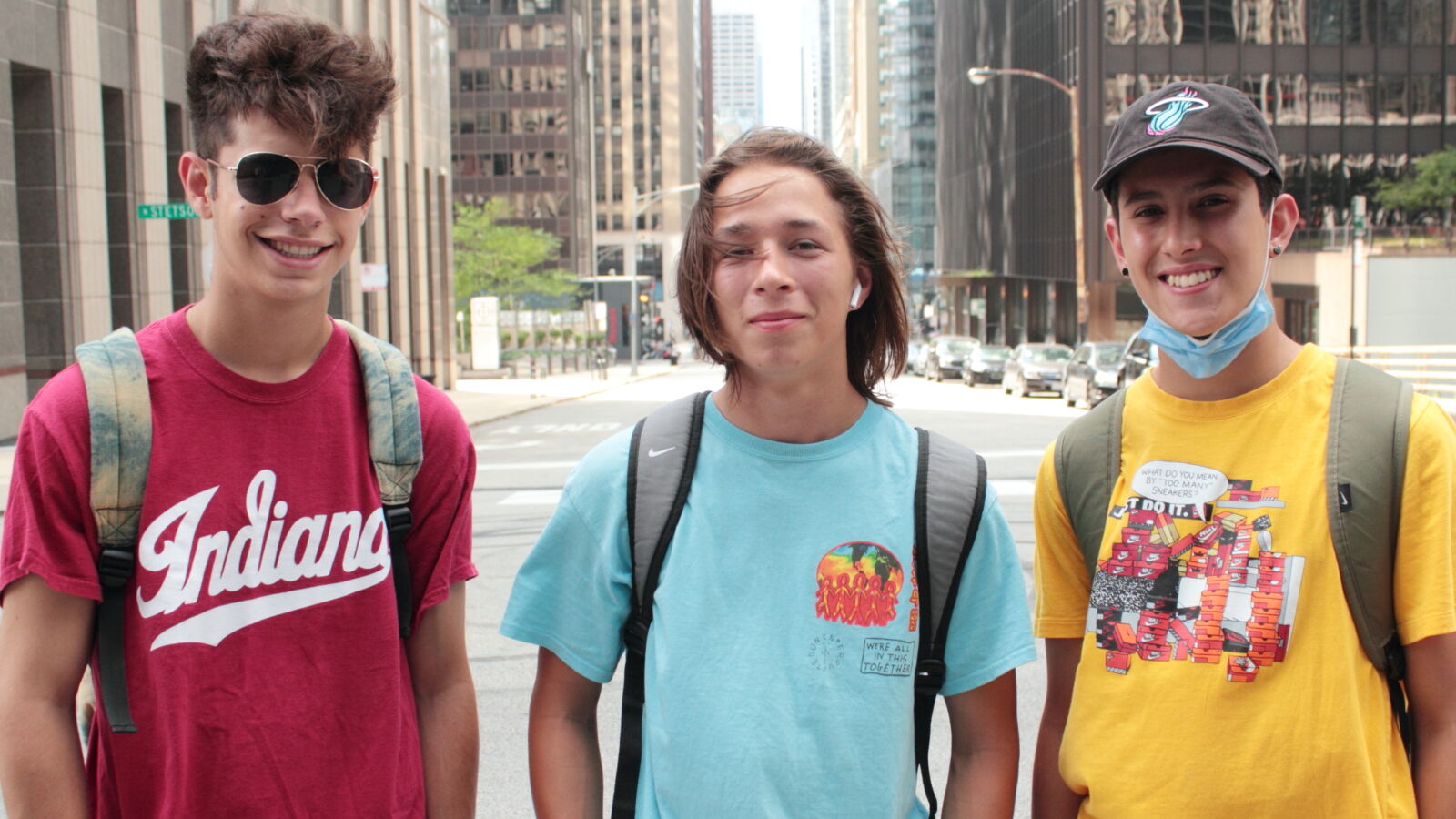 Ethan Corral, Miguel Suarez, and Leonardo Bora